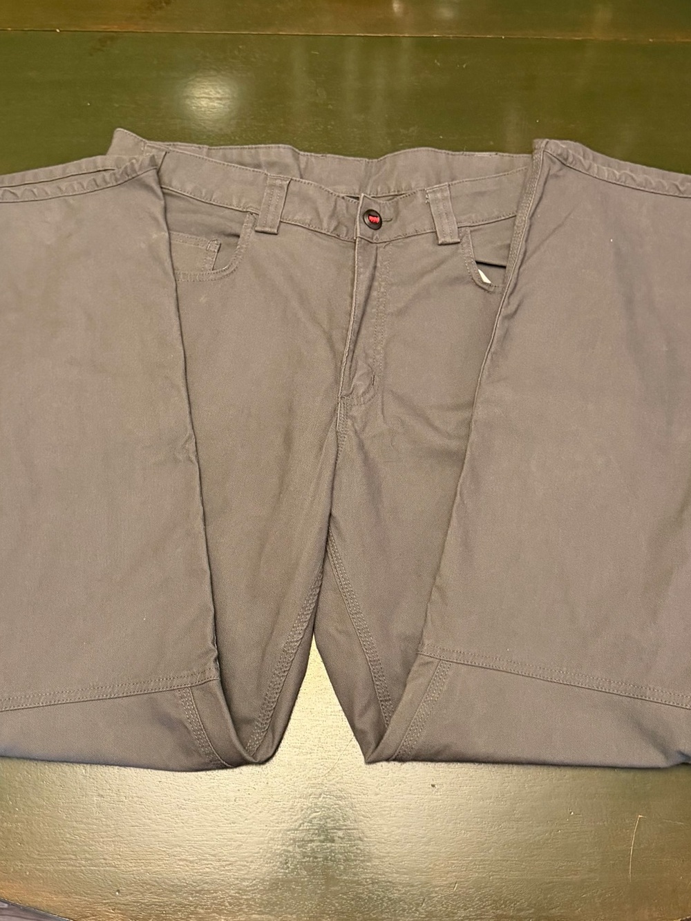 Men's Straight-Fit Gray Chino Pants by Milwaukee